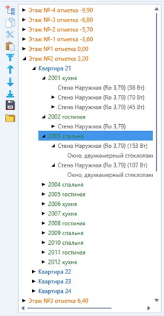 Дерево объектов;